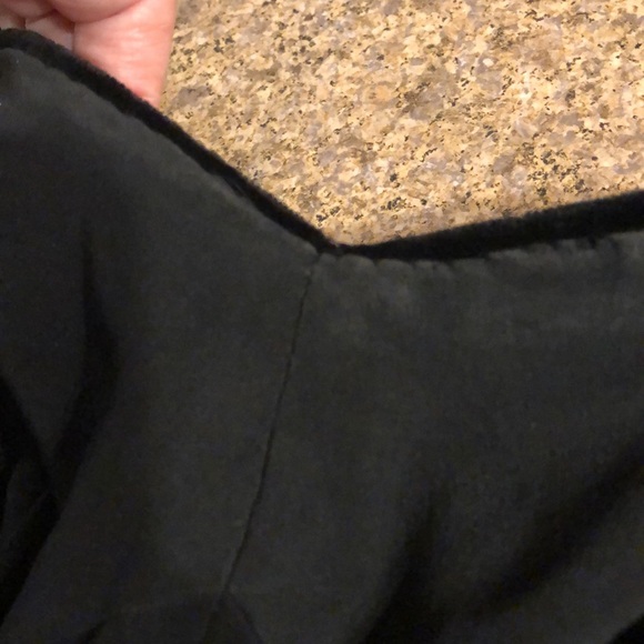 Vintage Black Velvet Long Dress Handmade Small But See Approximate Measurements - Picture 17 of 17